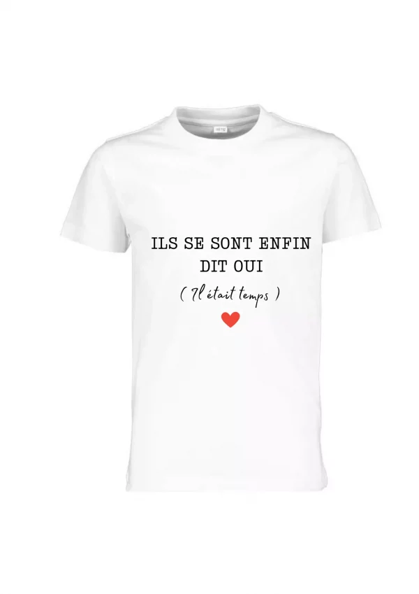 Tee-shirt enfant annonce mariage