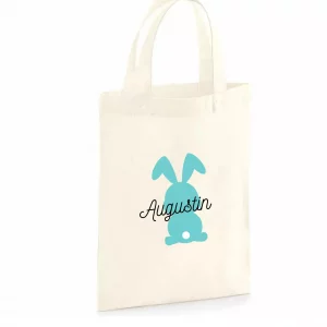 Tote bag enfant pâques lapin