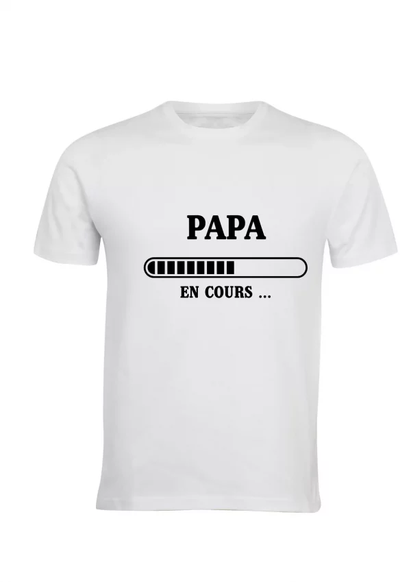 Tee-shirt homme papa en cours