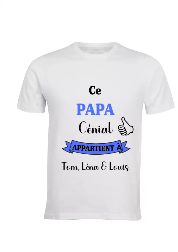 Tee-shirt homme bleu