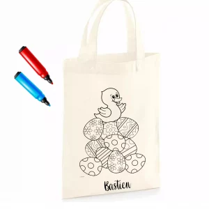 Tote bag enfant à colorier