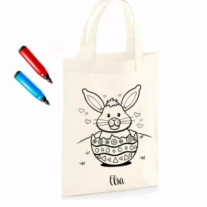 Tote bag enfant à colorier