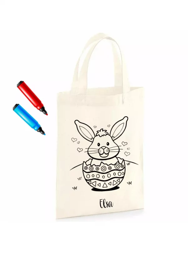 Tote bag enfant à colorier