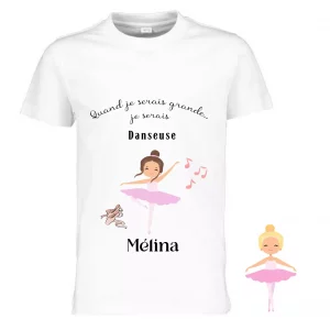 Tee-shirt enfant danseuse