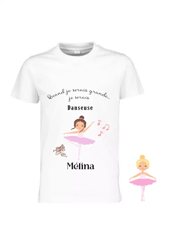 Tee-shirt enfant danseuse