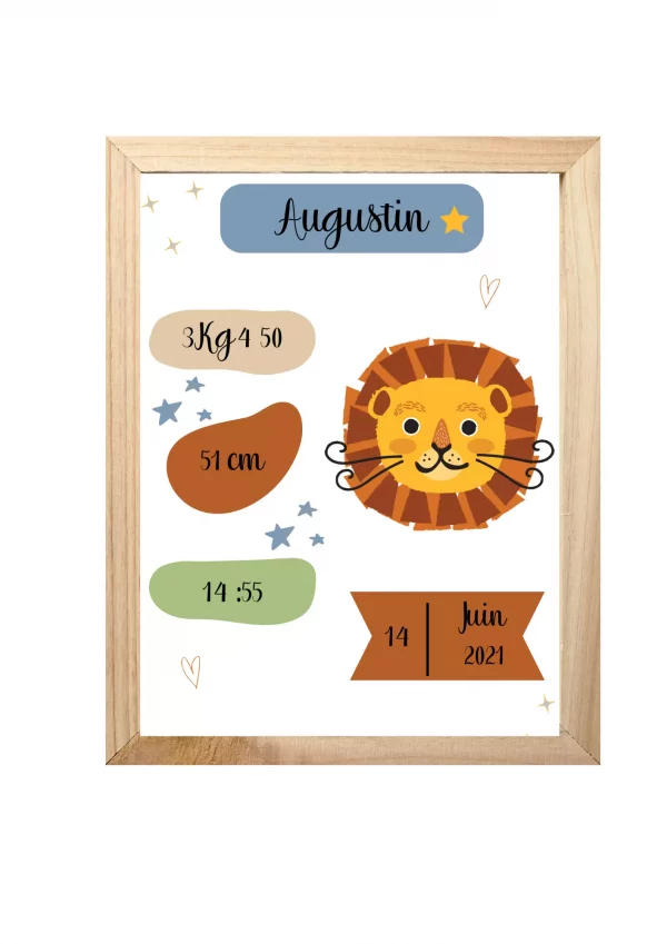 Affiche de naissance