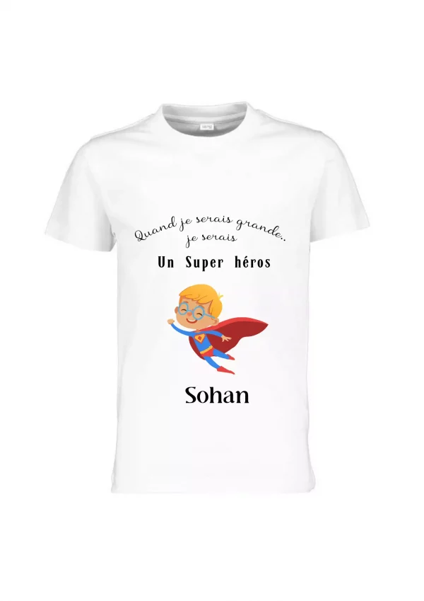 Tee-shirt enfant héro