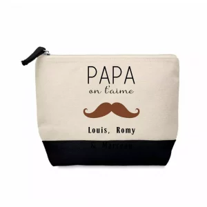 Trousse de toilette moustache