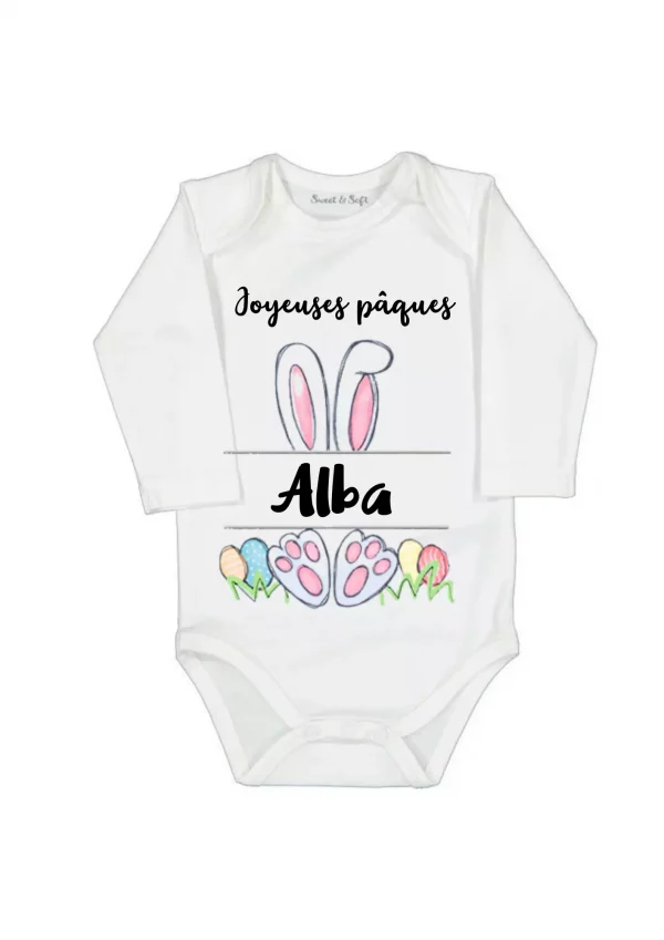 Body bébé de pâques