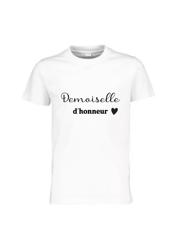 Tee-shirt enfant demoiselle d'honneur