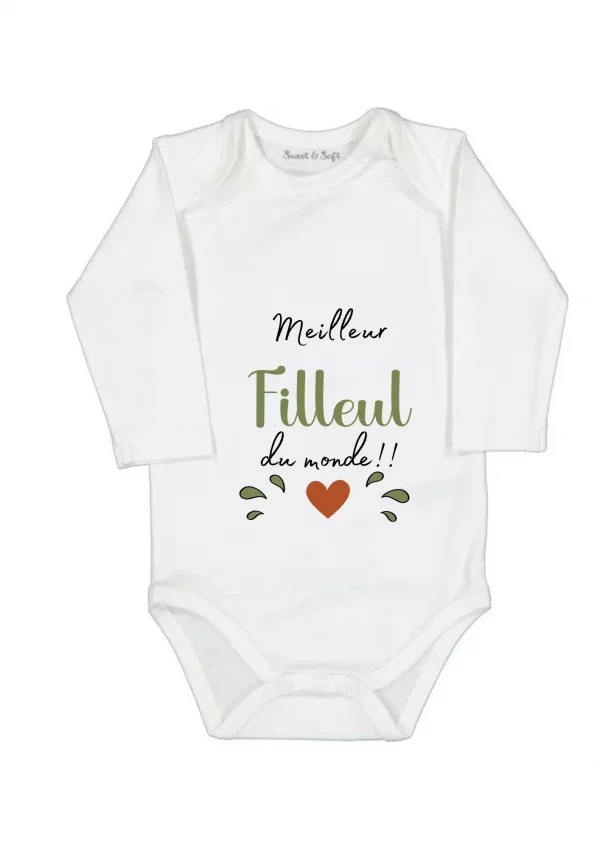Body bébé splash vert