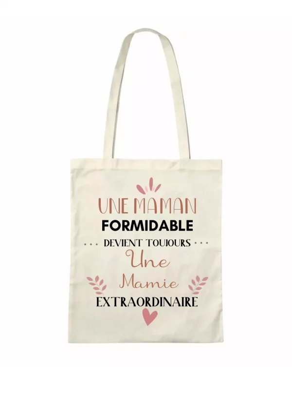 Tote bag rose