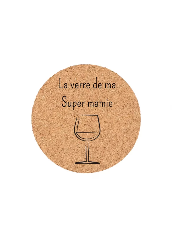 Dessous de verre mamie
