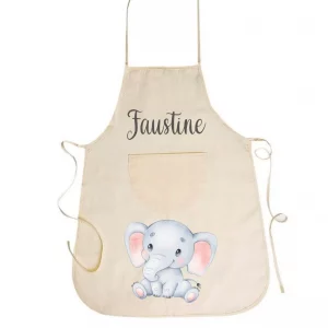 Tablier de cuisine éléphant