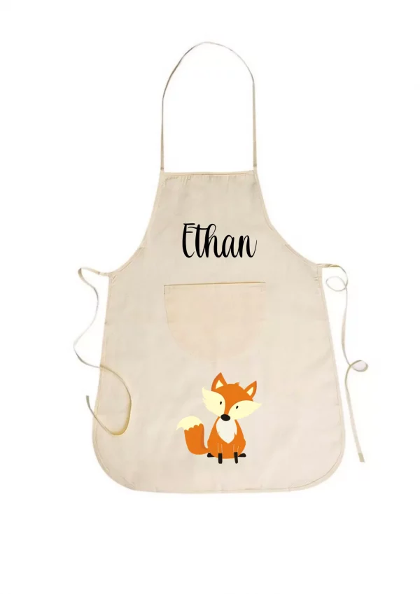 Tablier de cuisine renard
