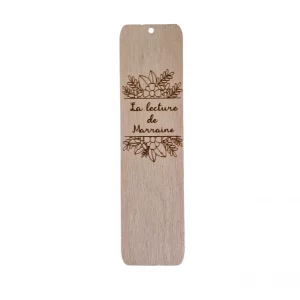 Marque page motif fleurs