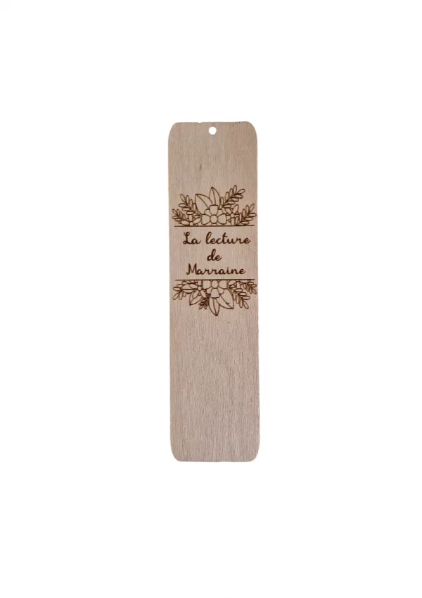 Marque page motif fleurs