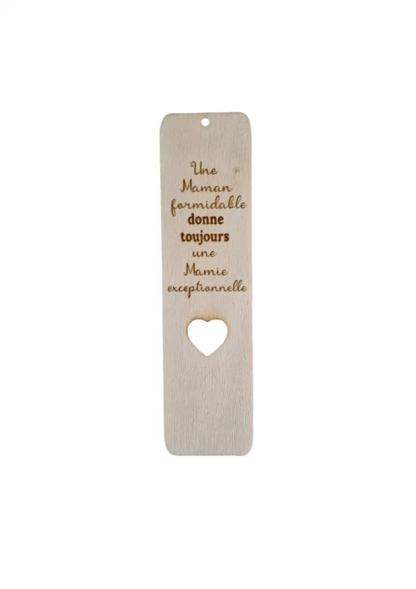 Marque page en bois