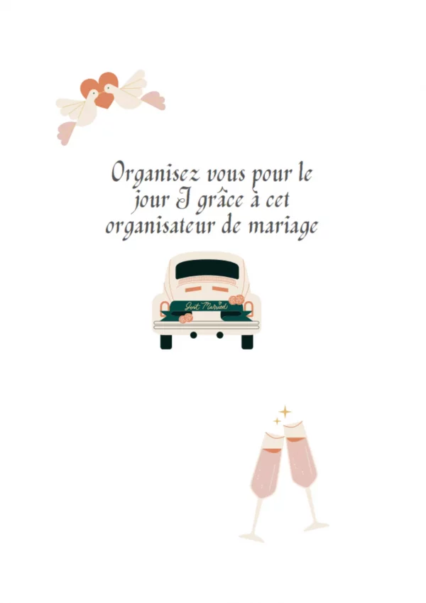 Carnet planificateur de mariage couple de femmes