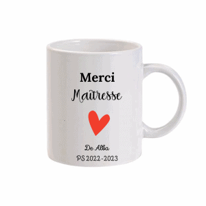 Mug merci maîtresse