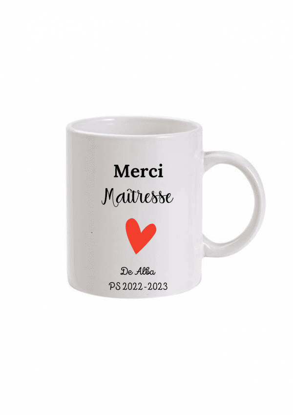 Mug merci maîtresse