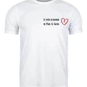 Tee-shirt homme papa d’amour