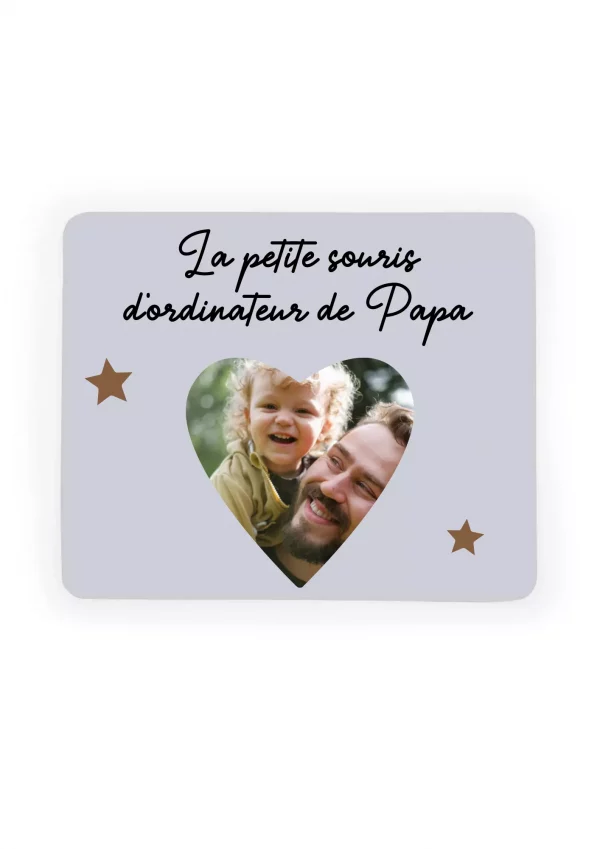 Tapis de souris cœur photo