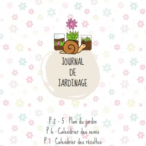 Carnet de jardinage