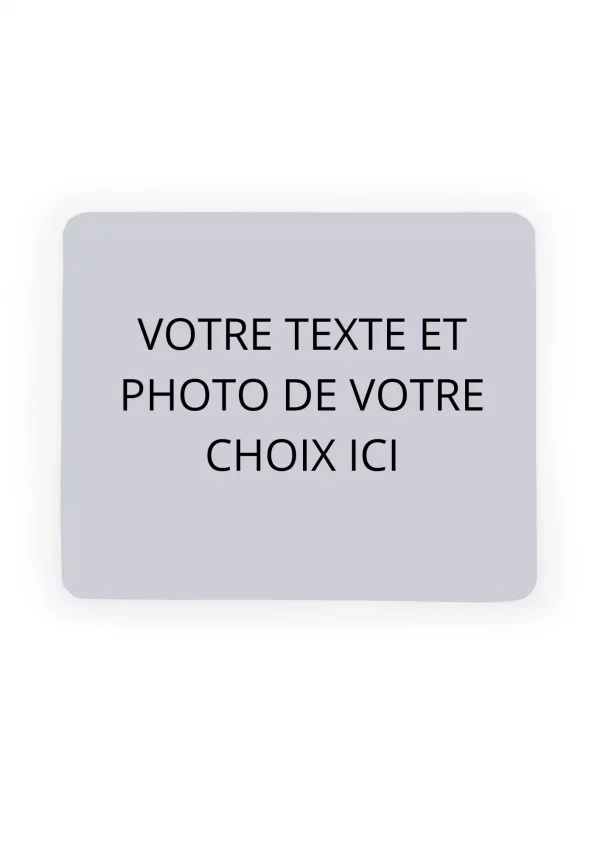 Tapis de souris personnalisé libre