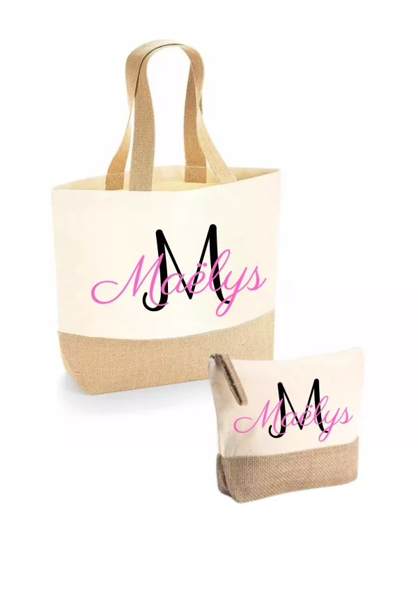 Sac de shopping et trousse
