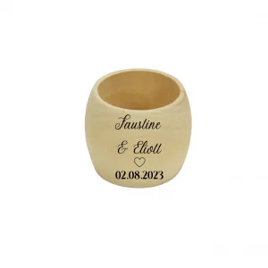 Rond de serviette personnalisé
