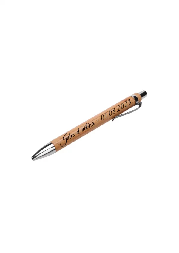 Stylo en bois personnalisé