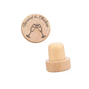 Bouchon de bouteille de vin personnalisé