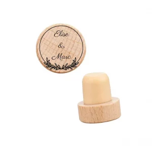 Bouchon de bouteille de vin personnalisé