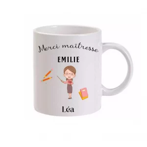 Mug fin d’année maîtresse