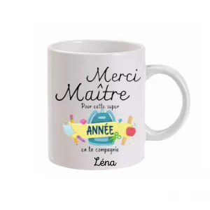 Mug fin d’année sac à dos