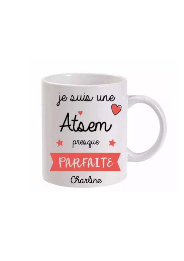 Mug fin d'année rouge