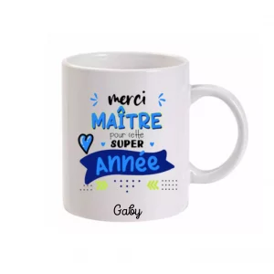 Mug fin d’année bleu