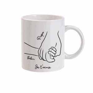 mug papa main dans la main