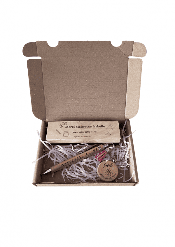 Coffret de fin d'année pour Maîtresse