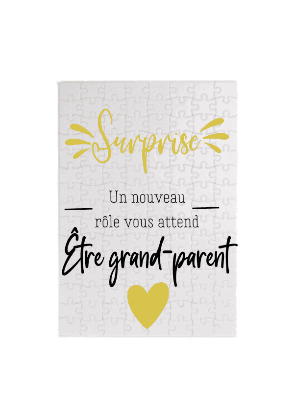 Puzzle personnalisé texte