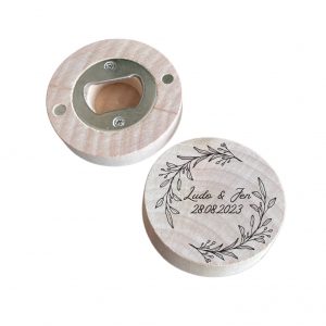 Décapsuleur magnet mariage