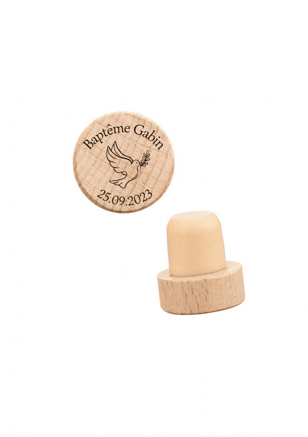 Bouchon de vin baptême