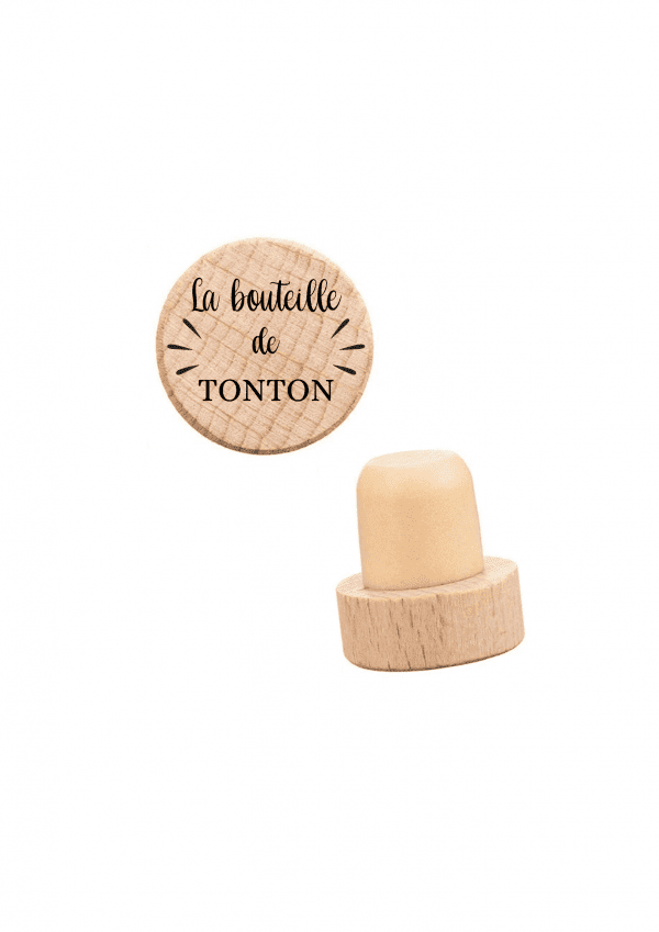 Bouchon de vin motif éclaboussures