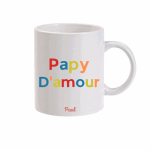 mug papy couleur