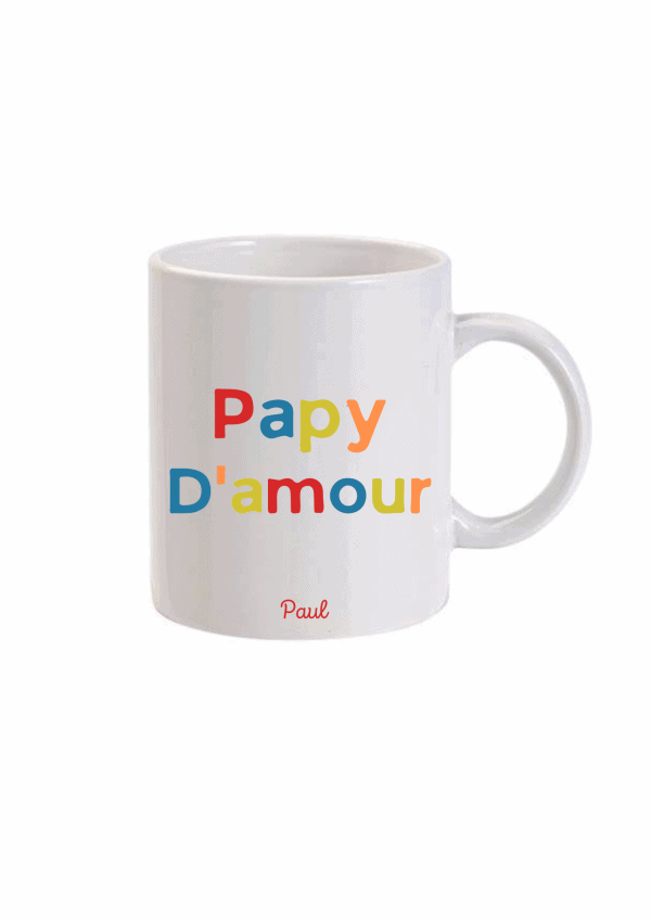 mug papy couleur
