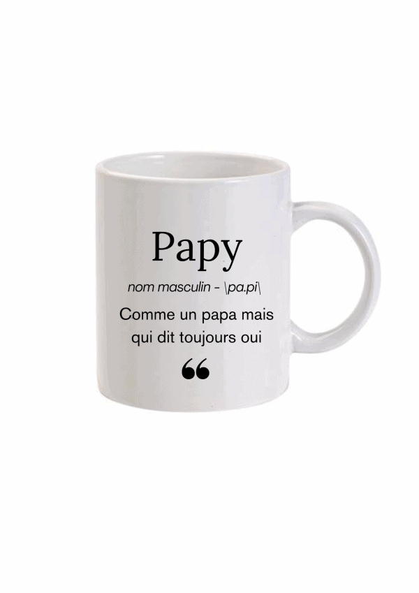 mug papy définiton