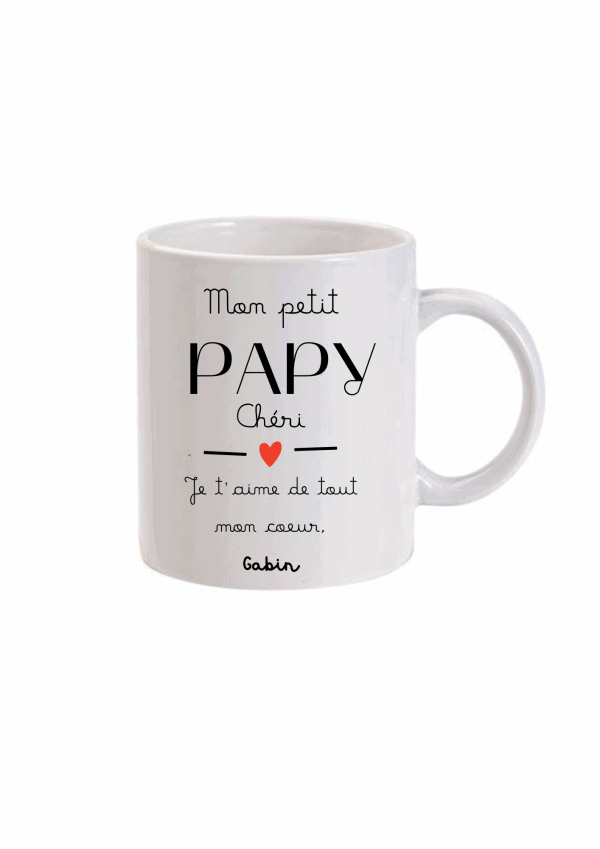 mug papy chéri