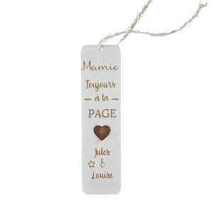 Marque page coeur