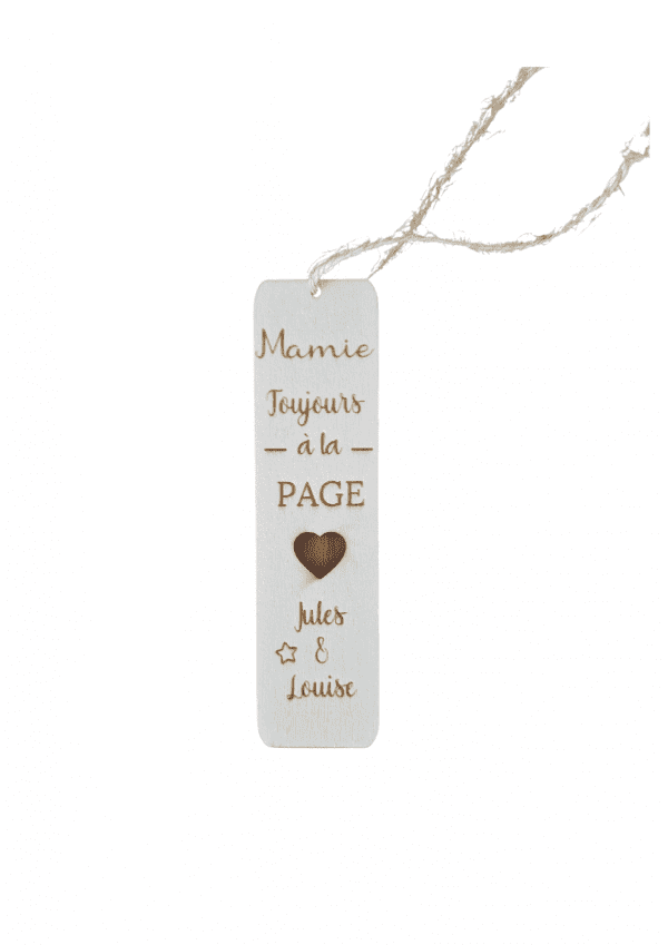 Marque page coeur